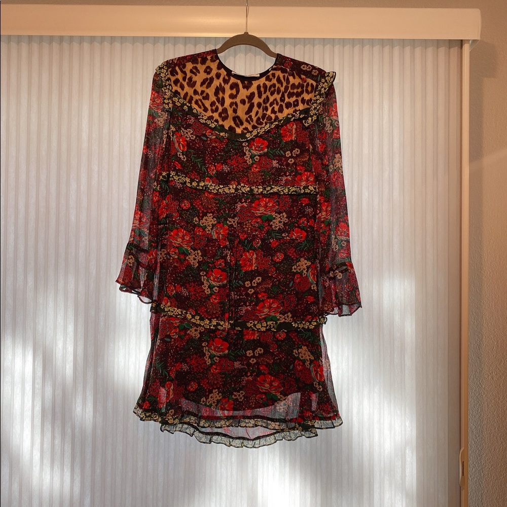 Scotch and Soda Animal/Floral print dress. Small.